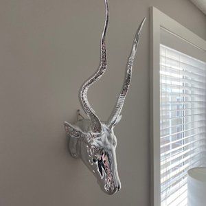 Urban Barn Silver Animal Skull